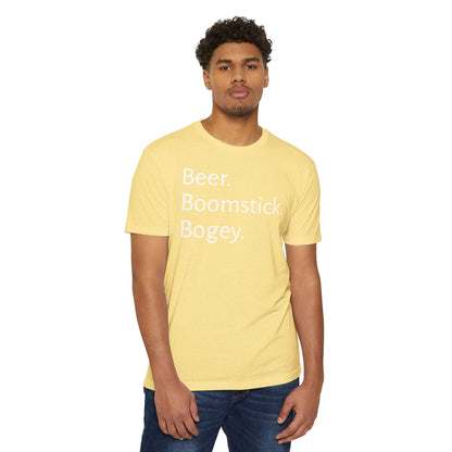 Beer. Boomstick. Bogey.