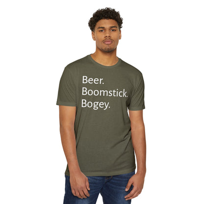 Beer. Boomstick. Bogey.